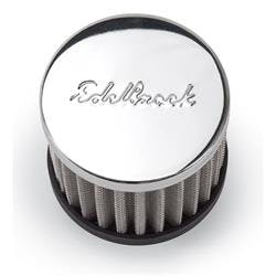 Edelbrock 4420 Circle Track Oil Breather Cap, Push In, Round 
