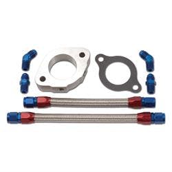 Edelbrock 8095 Engine Coolant Bypass Hose, Cast Aluminum, Kit 