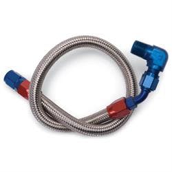 Edelbrock 8124 Stainless Steel Braided Fuel Line, Fuel Pump to Filter