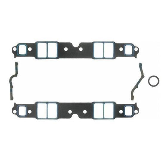 Fel-Pro 1207 S/B Chevy Intake Manifold Gaskets, 1.38x2.28 Inch