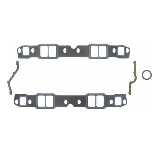Fel-Pro 1244 S/B Chevy Intake Manifold Gaskets, 1.25x1.90 to 1.40x2.30