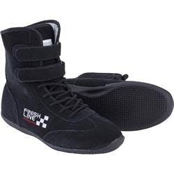 Finishline Leather High Top Racing Suit Driver Shoes SFI 3.5/5
