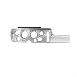 Classic Dash 411680012 68 GTO/Lemans Dash Panel, Brushed Aluminum