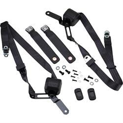 Morris MCSB1-7-BK 3-Point Seat Belt Kit, 1970-73 Camaro, Front
