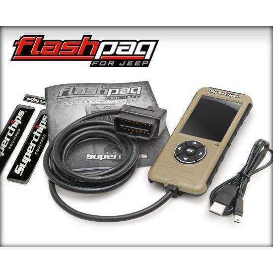Superchips 3874 Flashpaq F5 Programmer, 1998-2014 Jeep Vehicles