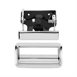 Holley 04-439 88-98 GMT400 Tailgate Handle And Bezel Kit, Chrome