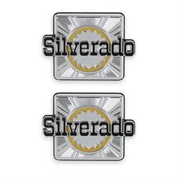 Holley 04-549 75-80 Silverado K5 Rear Side Emblem, Pair
