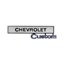 Holley 05-196 69-72 Chevrolet Custom Glove Box Emblem
