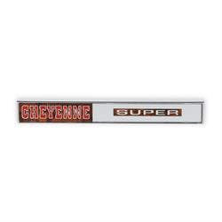 Holley 05-198 1971 Cheyenne Super Glove Box Emblem