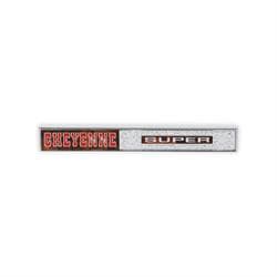Holley 05-199 1972 Cheyenne Super Glove Box Emblem