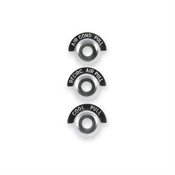 Holley 05-202 63-66 C/K Truck A/C Control Bezels, 3 Piece