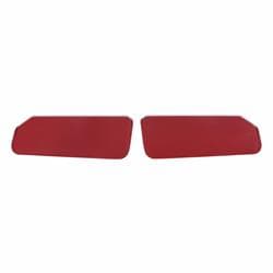 Holley 05-345 88-98 Gmt400 Foamback Sunvisor, Pair, Cloth, Red