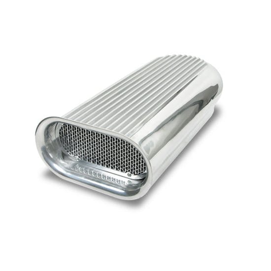 Weiand 7221 Hilborn Style 2x4 Air Scoop, Polished Cast Aluminum