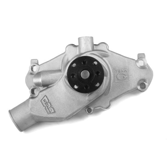 Weiand 9223 Team G Aluminum Water Pump w/Twisted Snout Design, Adj.