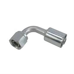 Crimp-On A/C O-Ring Fitting, 90 Degree, -10 AN