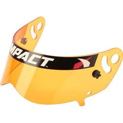 Impact 13199904 Champ Helmet Replacement Amber Shield, Fog Free
