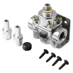 Spectre 2518 Fuel Pressure Regulator, Inline, 1-4 PSI, Each