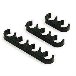 Spectre 4216 Spark Plug Wire Loom/Separator Kit, Silicone, Black, 7mm
