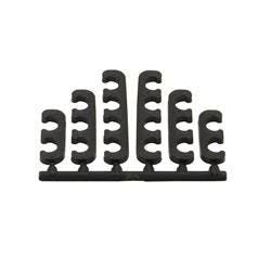 Spectre 4238 Spark Plug Wire Loom/Separator Kit, Silicone, Black, 8mm
