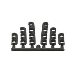 Spectre 4239 Spark Plug Wire Loom/Separator Kit, Nylon, Black, 7mm