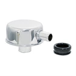 Spectre 4278 Chrome Push-On Breathers, 2.25 in. Tall, 3 in. OD