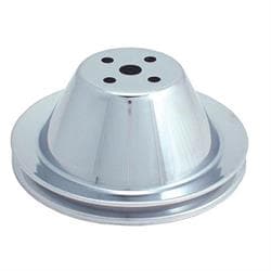 Spectre 4368 Chrome Water Pump Pulley, Chevy 265-350, GMC 283-327