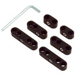 Spectre 4631 Spark Plug Wire Loom/Separators, Plastic, Black, 8-8.8mm