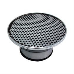 Spectre 4912 Velocity Stack, 9 Inch, Mesh/Chrome, 1/2 Inch Filter,Each