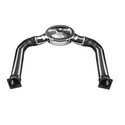 Spectre 732 Air Cleaner,Cold Air/Dual Inlets/Flexible Ducts/Red Filter