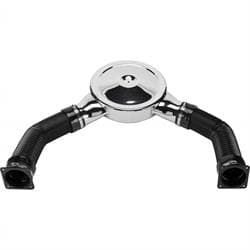 Spectre 733 Air Cleaner, Ram-Air, Chrome, 5.125 Inch Flange