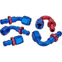 Aluminum Socketless Reusable Push-On Hose Barb Ends for AN Fittings