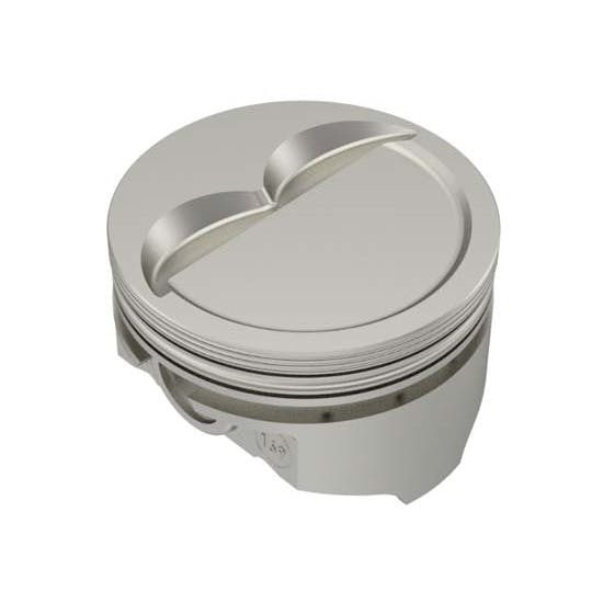 KB Chevy 350 Hypereutectic Pistons, Dish, 6.0 Inch Rod