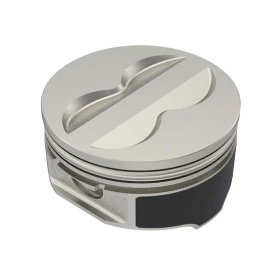 KB Claimer Chevy 350 Hypereutectic Pistons, Flat Top 4V, 5.7 Rod