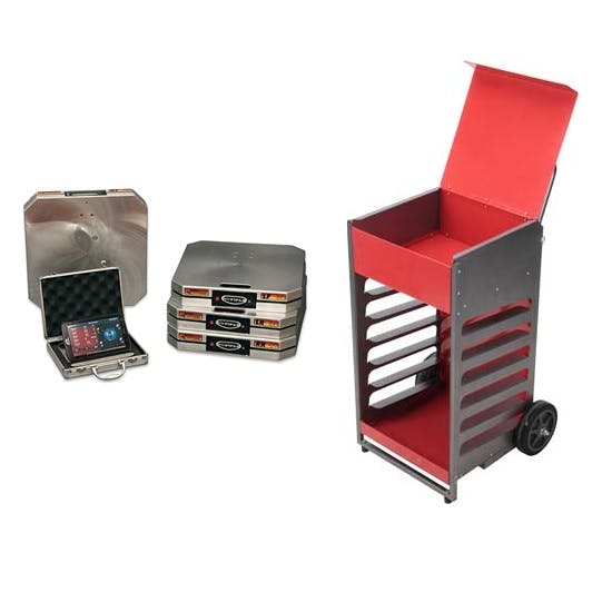 Longacre 52-72715 Wireless Tablet XLI Scales w/ Storage Cart