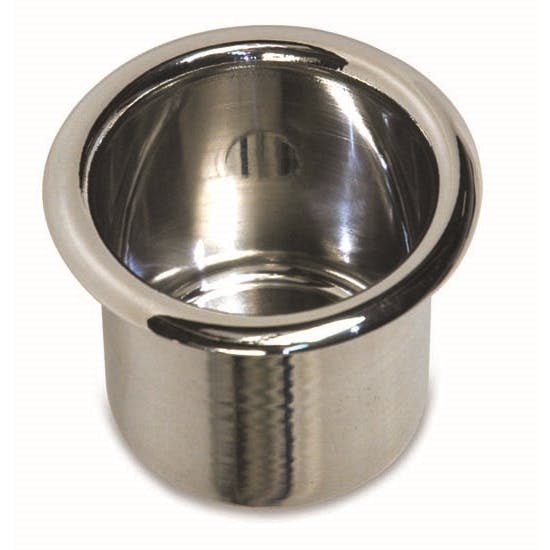 Eddie Motorsports MS281-32P Spun Aluminum Drink Holder, Medium