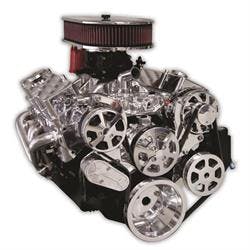 Eddie Motorsports MS107-55P Serpentine Pulley Kit, SBC, Polished