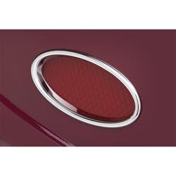 Lokar TL-1911 Chromed Billet Oval LED Tail Lights, 3 x 6-1/2 Inch