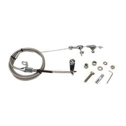 Lokar KD-2AODHT Ford/AOD Stainless Steel Kickdown Cable