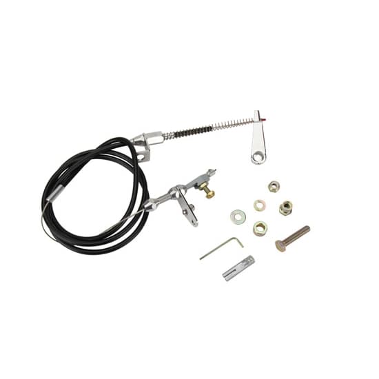 Lokar KD-2AODU Ford/AOD Black Kickdown Cable