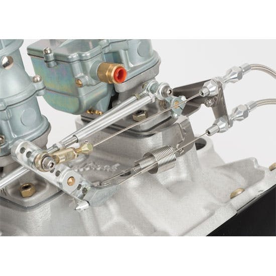 Lokar TRP-4006 Stainless 3 Bolt Carb Throttle Cable Mounting Bracket
