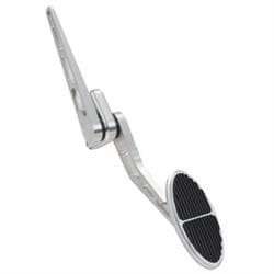 Lokar BAG-6104 Standard Oval Throttle Pedal, Brushed Billet Aluminum