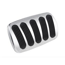 Lokar BAG-6137 55-57 Chevy Curved Power Billet Alum Brake Pedal Pad