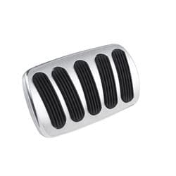 Lokar BAG-6138 55-57 Chevy Curved XL Non-Power Alum Brake Pedal Pad