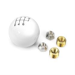 Lokar SK-6875 White Manual 6 Speed Shift Knobs
