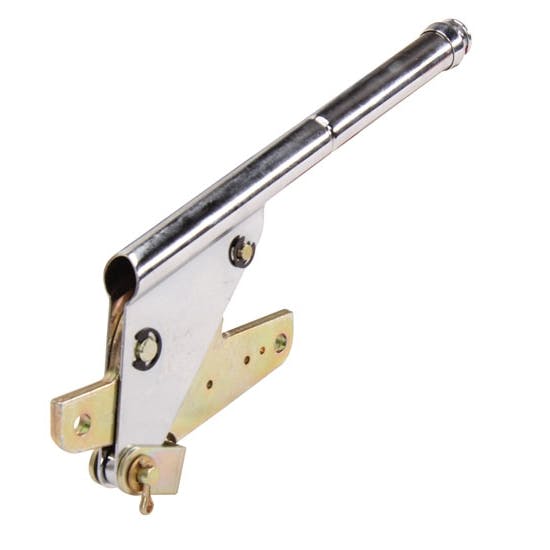 Lokar EHB-7000F Floor Mount Hand Emergency Brake/Boot Kit, Chrome