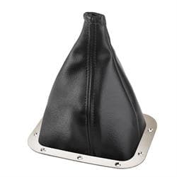 Lokar 70-FMB Rectangular Floor Mount Shifter Boot, Stainless Ring
