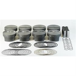 MAHLE PowerPak Piston And Ring Kit, Flat Top, LS, 6.0L, 6.2L