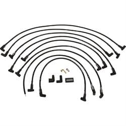 Moroso 28580 Small Block Chevy Custom Wires, 90 Degree, Black