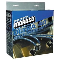 Moroso Ultra 40 Custom Fit LS Plug Wire Set, Blue Wire