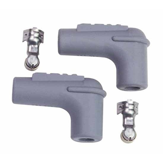 MSD 3311 Silicone 90 Deg Spark Plug Boots And Terminals